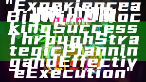 "Experience a Big Win: Unlocking Success Through Strategic Planning and Effective Execution"